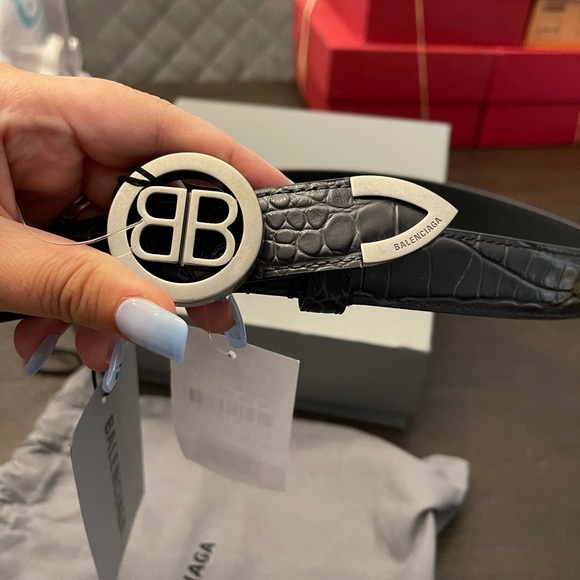 Balenciaga grey belt size 85 - Picture 4 of 5